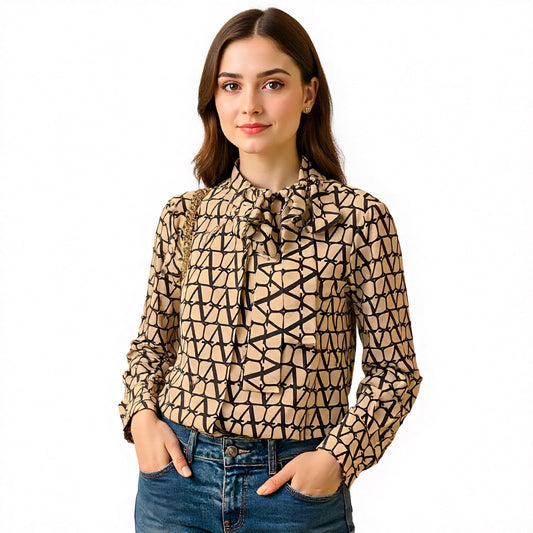 Dames blouse nieuw binnen – vooraanzicht – Brunelle